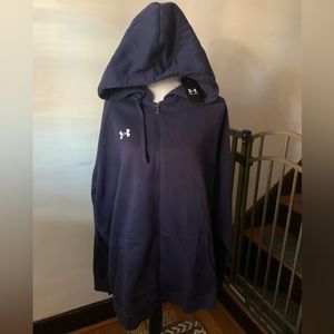 NWT Under Armour Men’s zip up hoodie. Size 2x